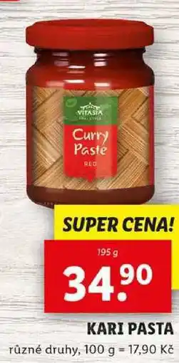 Lidl KARI PASTA, 195 g nabídka