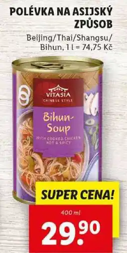 Lidl POLÉVKA NA ASIJSKÝ ZPŮSOB, 400 ml nabídka