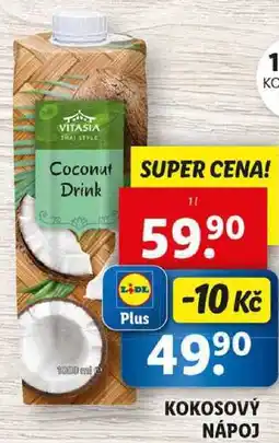 Lidl KOKOSOVÝ NÁPOJ, 1 l nabídka