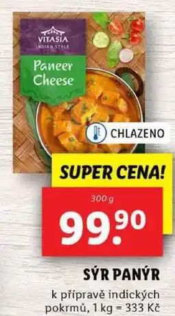 Lidl SÝR PANÝR, 300 g nabídka