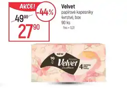 Globus Velvet papírové kapesníky nabídka