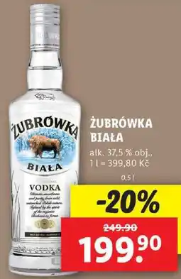 Lidl ŽUBRÓWKA BIAŁA, 0,5 l nabídka