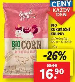 Lidl BIO KUKUŘIČNÉ KŘUPKY, 50 g nabídka