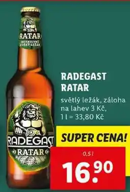 Lidl RADEGAST RATAR, 0,5 l nabídka