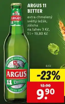 Lidl ARGUS 11 BITTER, 0,5 l nabídka