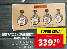 Lidl NETRADIČNÍ PÁLENKY DÁRKOVÝ SET, 4x 50 ml nabídka