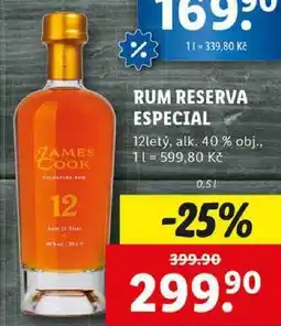 Lidl RUM RESERVA ESPECIAL, 0,5 l nabídka