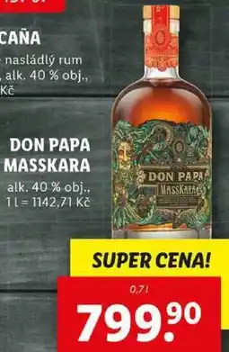 Lidl DON PAPA MASSKARA, 0,7 l nabídka