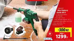 Lidl Aku tlakový čistič 20 V nabídka