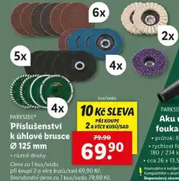 Lidl Příslušenství k úhlové brusce pr. 125 mm nabídka