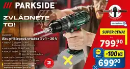 Lidl Aku příklepová vrtačka 3 v 1 - 20 V nabídka