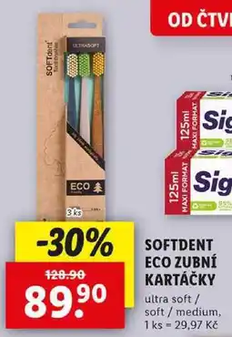 Lidl SOFTDENT ECO ZUBNÍ KARTÁČKY, 3 ks nabídka