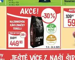 Globus Torelli zrnková káva nabídka