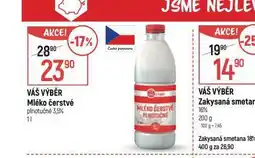 Globus Mléko čerstvé 3,5% nabídka