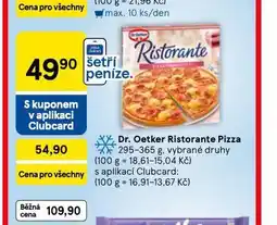 Tesco Dr. oetker pizza ristorante nabídka
