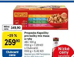 Tesco Propesko kapsičky pro kočky nabídka