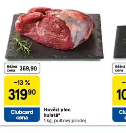 Tesco Hovězí plec kulatá nabídka