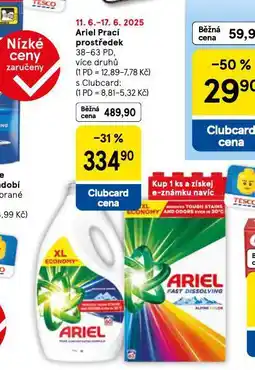 Tesco Ariel prací prostředek nabídka