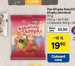 Tesco Pan křupka kukuřiční křupky jahodové nabídka
