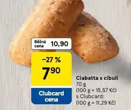 Tesco Ciabatta s cibulí nabídka