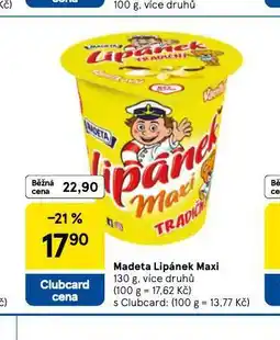 Tesco Madeta lipánek maxi nabídka