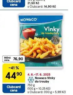 Tesco Nnowaco vlnky do trouby nabídka