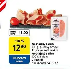 Tesco Gothajský salám nabídka