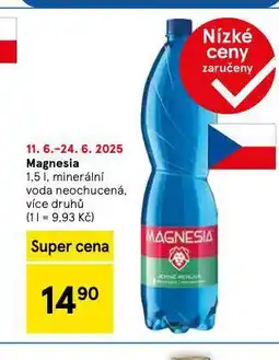 Tesco Magnesia nabídka
