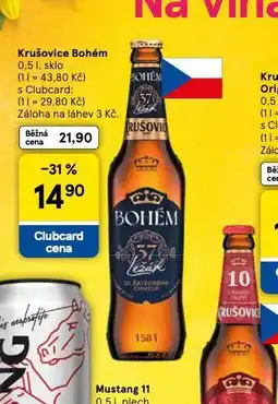 Tesco Pivo krušovice bohém nabídka
