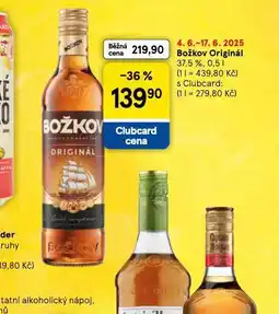 Tesco Božkov originál nabídka