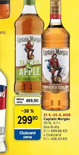 Tesco Captain morgan nabídka