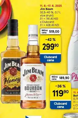 Tesco Jim beam nabídka