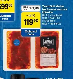 Tesco Marinovaná vepřová krkovice nabídka