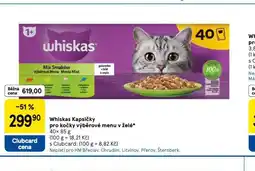 Tesco Whiskas kapsičky pro kočky nabídka