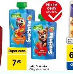 Tesco Hello svačinka nabídka