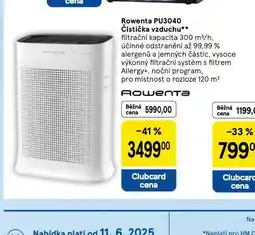 Tesco Rowenta čistič vzduchu nabídka