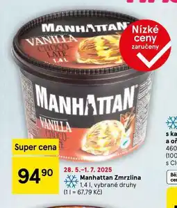 Tesco Manhattan zmrzlina nabídka