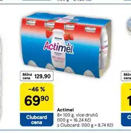 Tesco Actimel nabídka