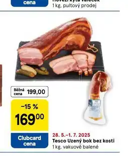 Tesco Uzený bok bez kosti nabídka