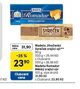 Tesco Romadur nabídka