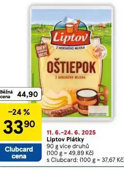 Tesco Liptov plátky nabídka
