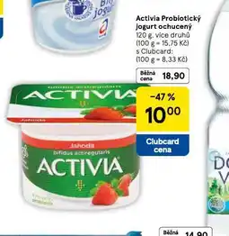 Tesco Activia probiotický jogurt ochucený nabídka