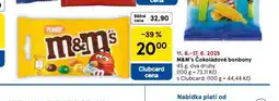 Tesco M&m´s čokoládové bonbony nabídka