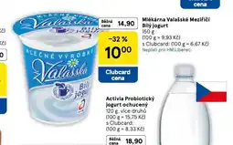 Tesco Bílý jogurt nabídka