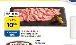 Tesco Polosuchý salám nabídka