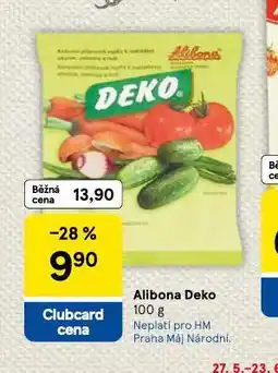 Tesco Alibona deko nabídka