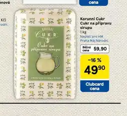 Tesco Korunní cukr na přípravu sirupu nabídka