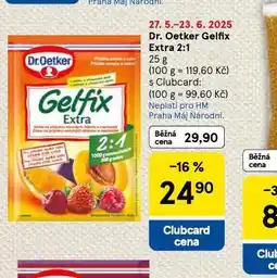 Tesco Dr. oetker gelfix extra 2:1 nabídka