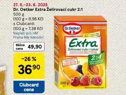 Tesco Dr. oetker želírovací cukr 2:1 nabídka