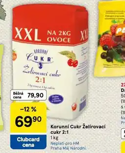 Tesco Korunní cukr želírovací cukr 2:1 nabídka